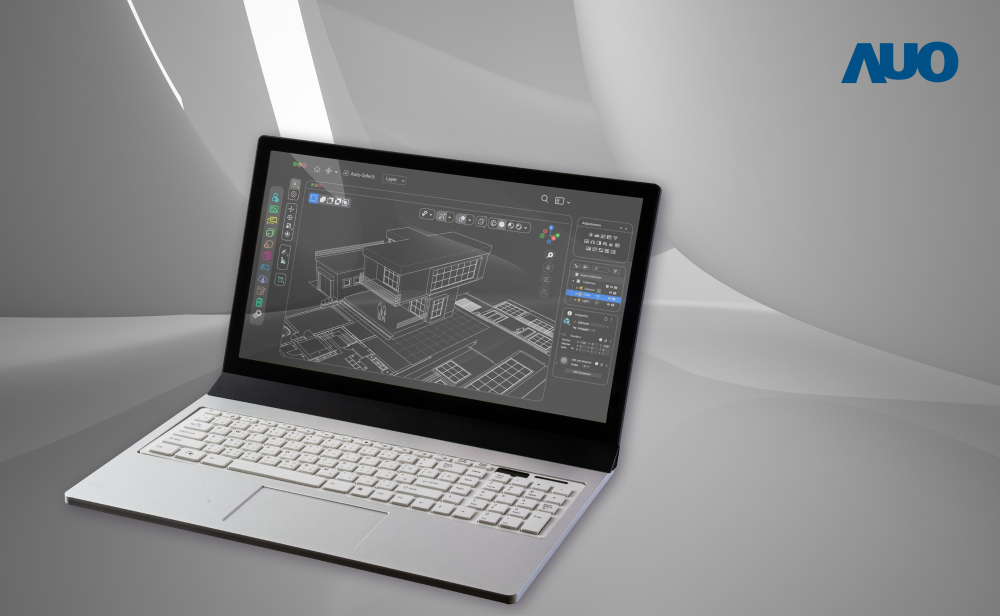 The 17.3-inch transparent Micro LED notebook display integrates electrically switchable transparency functions, featuring high-transparency panel display that enhances display quality under glare and extends field applications from low to high ambient lighting environments, providing non-stop exceptional experience