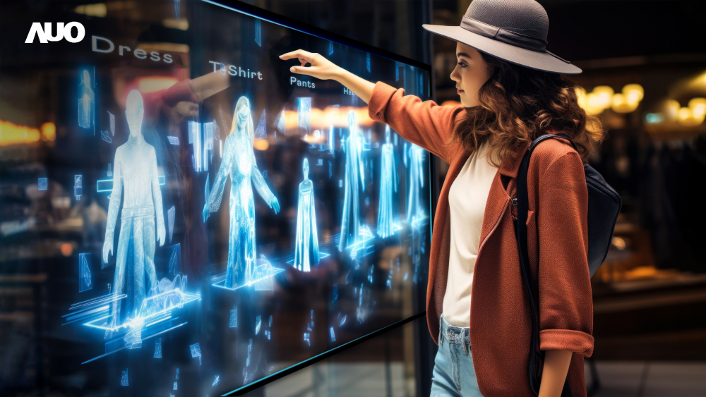 Maximizing the high transparency feature of Micro LED, AUO has created a 60-inch Transparent Micro LED Display that can be flexibly applied across various settings, such as smart store windows for commercial displays, creating novel smart living experiences