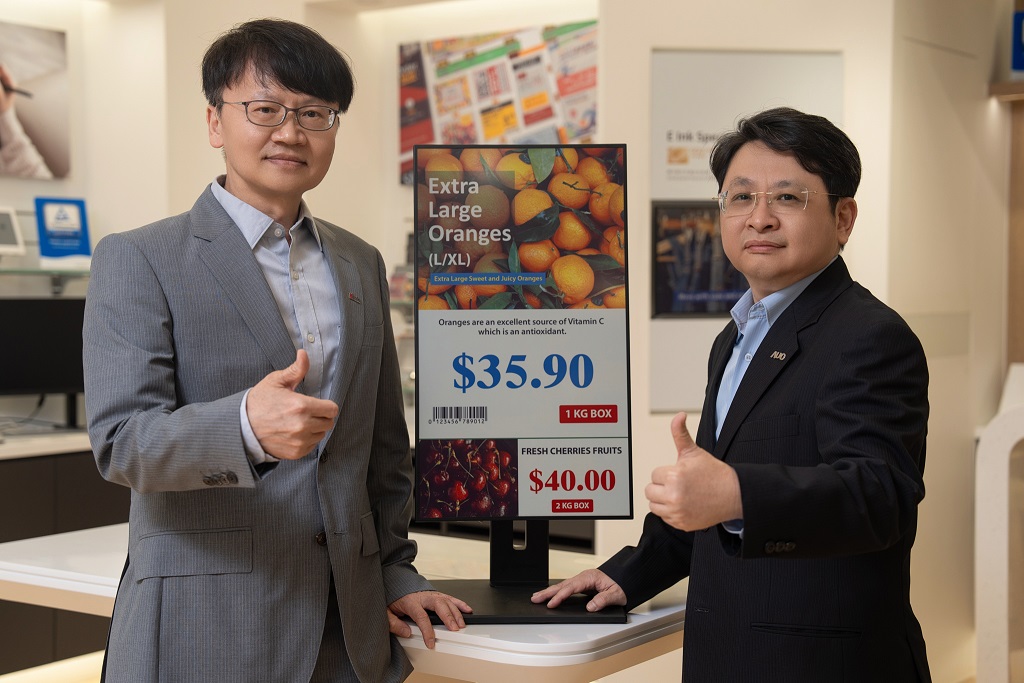 E Ink and AUO Enter into Strategic Partnership to Develop Large-Size Color ePaper Displays